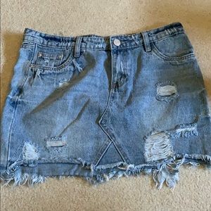 Jean skirt